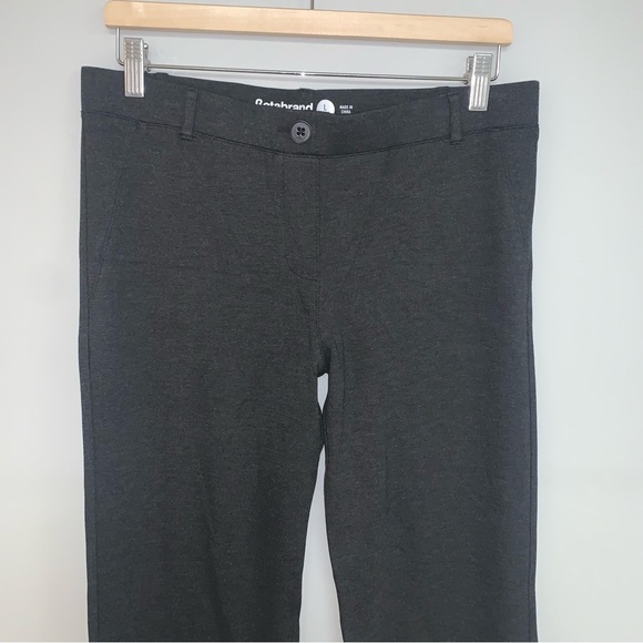 Betabrand Boot-Cut Classic Dress Pant Yoga  Pant Charcoal‎ Grey Size Large Long - Picture 3 of 10